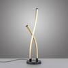PAUL NEUHAUS LED stolní lampa černá / zlatá dotykový stmívač prohnutý design do interiéru 3000K PN 9141-18