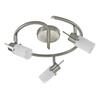 LEUCHTEN DIREKT is JUST LIGHT LED stropní svítidlo, kruhové, ocel, sklo, 3-ramenné 3000K LD 11933-55
