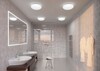 LUCIS stropní a nástěnné svítidlo DAPHNE IP44 20,7W LED 4000K sklo opál PS13.L2.D350.M DALI2 DALI