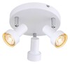 Rabalux bodové svítidlo Konrad GU10 3x MAX 50W bílá 5356