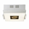 RENDL OFFICE TWIN zápustná bílá 230V/12V 2GX13+G53 55+50W R10150