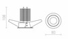 RENDL QUICK 26 pevná hliník 230V/720mA LED 26W 3000K R10161