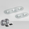 RENDL BIZZ II výklopná česaný hliník 12V GU5,3 2x50W R10189