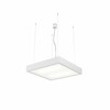 VÝPRODEJ VZORKU RENDL STRUCTURAL 40×40 závěsná bílá 230V 2G11 2x24W R10258