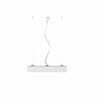 VÝPRODEJ VZORKU RENDL STRUCTURAL 40×40 závěsná bílá 230V 2G11 2x24W R10258
