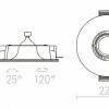 RENDL DINGO R náklopná sádrová 12V G53 50W R10269