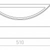 RENDL CRESCENT L nástěnná sádrová 230V E14 2x28W R10451