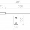 RENDL AIM na husím krku černá 230V LED 3W 45° 3000K R10541