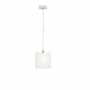 RENDL LUCIA 15x15 závěsná satinované sklo/chrom 230V G9 33W R10628