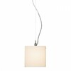 RENDL LUCIA 15x15 závěsná satinované sklo/chrom 230V G9 33W R10628