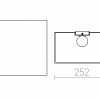 RENDL LOPE W 25/14 nástěnná Chintz mátová/stříbrná fólie 230V E27 28W R11383