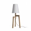RENDL CONNY 25/30 stolní stínidlo Polycotton bílá/bílé PVC max. 23W R11497