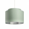 RENDL DOUBLE 40/30 stínidlo Chintz mátová/stříbrná fólie max. 23W R11544