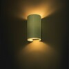 RENDL RON W 15/25 nástěnná Chintz mátová/stříbrná fólie 230V E27 28W R11548