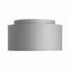 VÝPRODEJ VZORKU RENDL DOUBLE 55/30 stínidlo Chintz světle šedá/bílé PVC max. 23W R11554