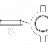 RENDL TOPIC R náklopná chrom 230V GU10 50W R11742