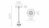 RENDL ELISA závěsná sada MZ+TK+MO 230V E27 28W R11907