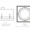 RENDL ELECTRA I černá 12V G53 50W R12050