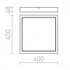 RENDL STRUCTURAL LED 40x40 přisazená bílá 230V LED 40W 3000K R12063