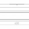 RENDL STRUCTURAL LED 60X15 přisazená bílá 230V LED 22W 3000K R12064