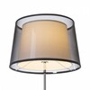 RENDL ESPLANADE stojanová černá/bílá chrom 230V E27 42W R12485