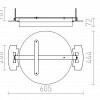 RENDL COIMBRA zápustná černá 230V LED 24W 3000K R12527