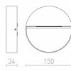 RENDL AQILA R nástěnná bílá 230V LED 6W IP54 3000K R12539
