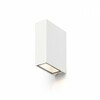 RENDL UKKO nástěnná bílá 230V LED 2x3W 55° IP54 3000K R12554