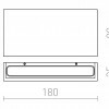 RENDL TORINO nástěnná bílá 230V LED 2x5W IP54 3000K R12573