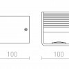 RENDL ONYX nástěnná bílá 230V LED 5W 3000K R12598