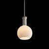 RENDL PULIRE RD závěsná opálové sklo/dřevo/chrom 230V E14 28W R12664