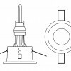 RENDL BERMUDA zápustná bílá 230V GU10 35W IP65 R12749