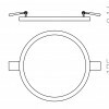 RENDL HUE R 17 zápustná bílá 230V LED 18W 3000K R12765