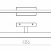 RENDL PANON LONG nástěnná chrom 230V LED 12W IP44 3000K R12950