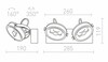 RENDL KELLY LED II DIMM nástěnná bílá 230V LED 12W 24° 3000K R13106