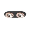 RENDL SHARM R II zápustná černá měď/měď 230V LED 2x10W 24° 3000K R13243