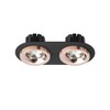 RENDL SHARM R II zápustná černá měď/měď 230V LED 2x10W 24° 3000K R13243