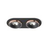 RENDL SHARM R II zápustná černá/černá měď 230V LED 2x10W 24° 3000K R13244