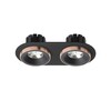 RENDL SHARM R II zápustná černá/černá měď 230V LED 2x10W 24° 3000K R13244