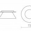 RENDL CANTO dekorativní kroužek měděná fólie  R13475