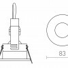 RENDL BELLA GU10 zápustná černá 230V LED GU10 15W IP65 R13599