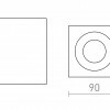 RENDL KIM stropní bílá 230V GU10 35W IP65 R13608