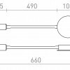 RENDL VALE nástěnná černá 230V LED 3W 30° 3000K R13648