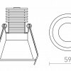 RENDL OWEN DIMM zápustná černá 230V LED 7W 45° IP54 3000K - 1800K R13668