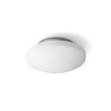 RENDL SARA LED 26 stropní opálové sklo/chrom 230V LED 12W IP44 3000K R13687