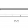 RENDL FLATLINE 150 pro tříokr. lištu bílá 230V LED 50W 90° 3000K R13732