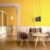 RENDL LIZ NEW závěsná černá chrom 230V E27 28W R13823