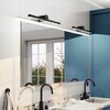RENDL LUISA 60 nástěnná černá 230V LED 12W IP54 3000K R13853