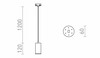 RENDL BELENOS pro tříokr. lištu závěsná bílá 230V LED GU10 9W R13857