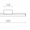 RENDL CASSAMBA 60 nástěnná chrom/mléčný akryl 230V LED 12W IP44 3000K 4000K R13889